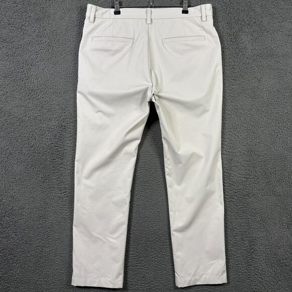 Southern Tide Pants Mens 35x30 Beige Tan Jack Performance Pant Stretch Preppy - Picture 5 of 14